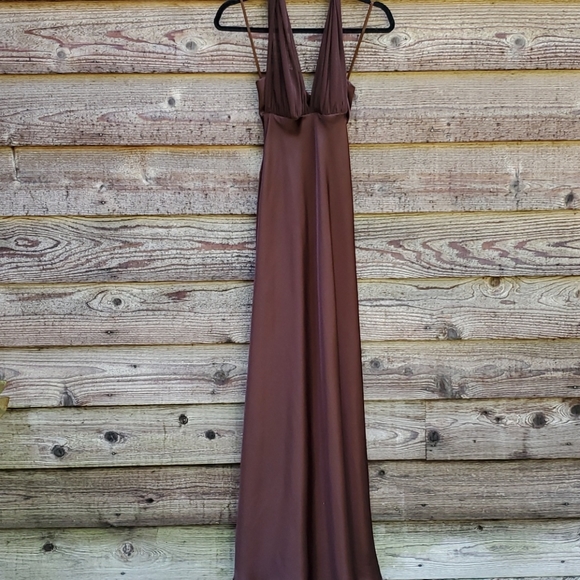 Cache Dresses & Skirts - Cache Long Fish Tail Formal Dress 2 Bussle